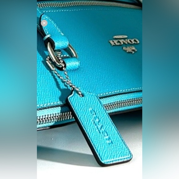 COACH Turquoise Women's Tote Bag - Picture 9 of 14